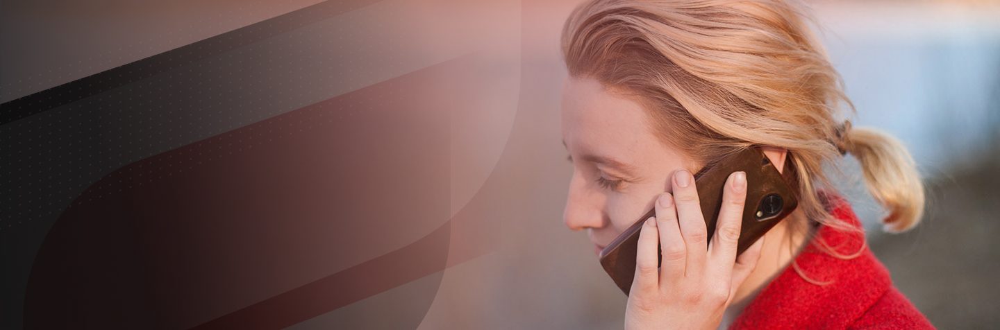 Woman on cell phone